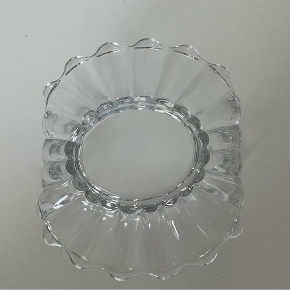 Heisay Vintage Crystolite Handled Snack / Trinket Dish 1937-1957 - Picture 5 of 6